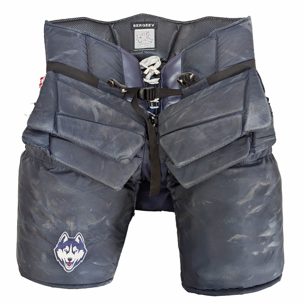 Vaughn Pro Custom - Used Pro Stock Goalie Pants (Navy)