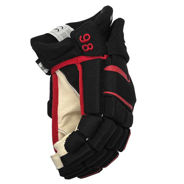 Sherwood Rekker Pro Stock - NHL Pro Stock Glove - Connor Bedard (Black/Red)