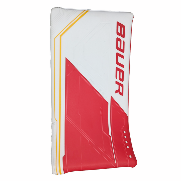 Bauer Supreme Mach - Pro Stock NHL Goalie Blocker - Dan Vladar (White/Red/Yellow)