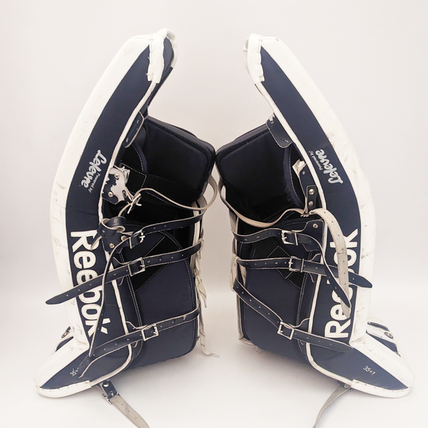 Reebok XLT- Used Pro Stock Goalie Set (White/Blue)