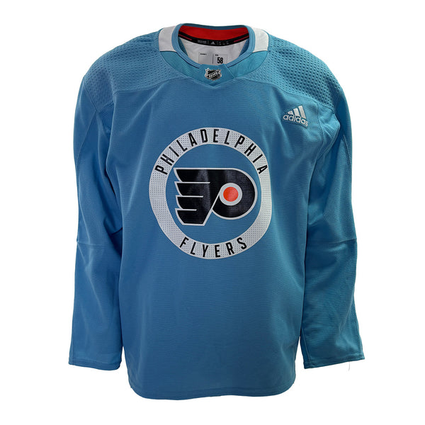 NHL - Philadelphia Flyers New Adidas Practice Jersey - (Baby Blue)