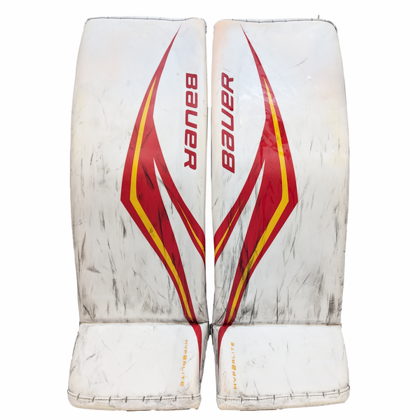 Bauer Vapor HyperLite -AHL Used Pro Stock Goalie Full Set (White/Red/Yellow)