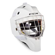 CCM Axis - New Pro Stock Goalie Helmet (White)