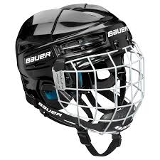 Bauer Prodigy Youth Hockey Helmet Combo - Black