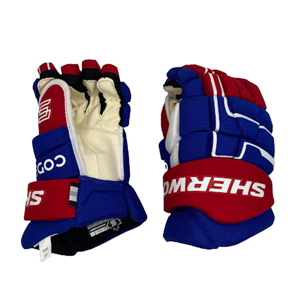 Sherwood Code Encrypt 1 - Team Stock Glove - Montreal Canadiens (Blue/Red/White)