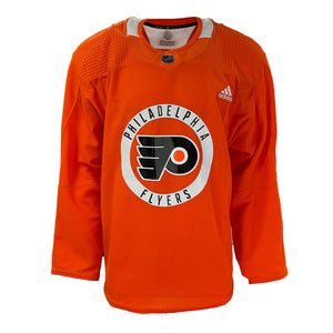 NHL - Philadelphia Flyers New Prime Green Adidas Practice Jersey (Orange)