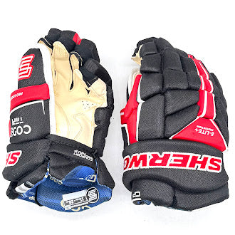 Sherwood Code TMP 1 - Junior Hockey Glove (Black/Red/White)