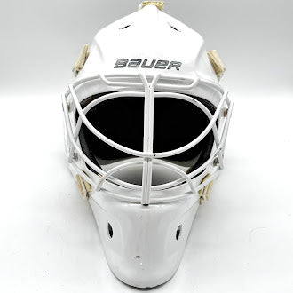 Bauer - Used Senior NME VTX Goalie Helmet - (White)