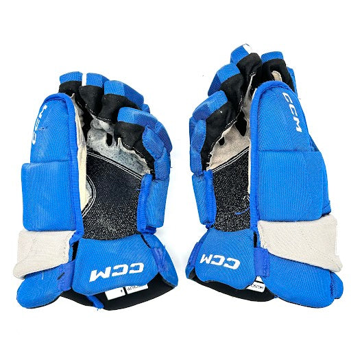 CCM HGJSCHLPP - Used OHL Pro Stock Glove (Blue/White/Grey)