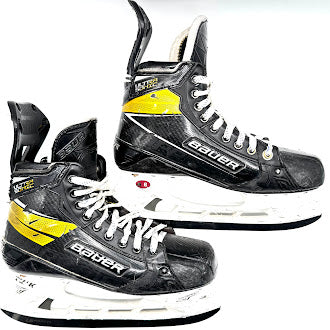 Used Bauer Supreme Ultrasonic Pro Stock Hockey Skates -Size 9D/8.5D