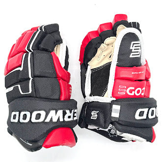 Sherwood Code Encrypt 2 - Junior Hockey Glove (Black/Red/White)