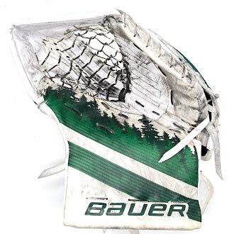 Bauer Vapor 2X Pro - Used Pro Stock Goalie Glove (Green/White)