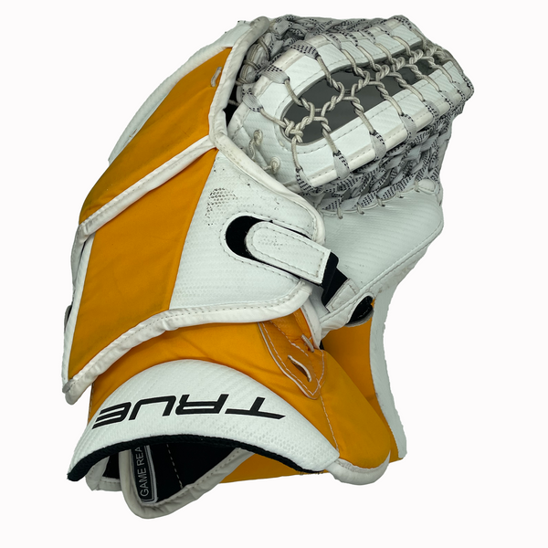 True Catalyst PX3 - Used Pro Stock Goalie Set (White/Yellow/Black)