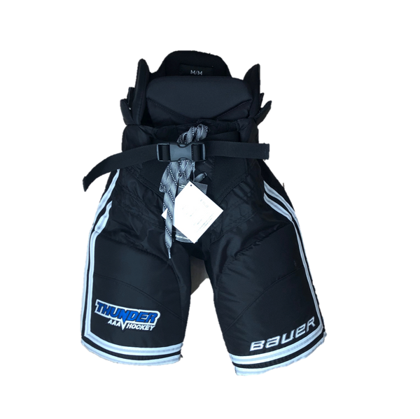 Bauer Nexus- Pro Stock Junior Hockey Pants (Black/White/Blue)