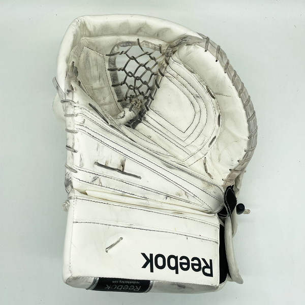 Reebok Premier - Used Pro Stock Goalie Glove (White)