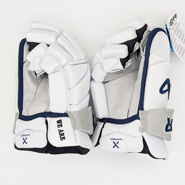 Bauer Vapor Hyperlite - NCAA Pro Stock Glove (White/Navy)