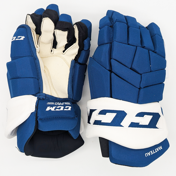 CCM HGTK - NHL Pro Stock Glove - Stefan Matteau (Blue/White)