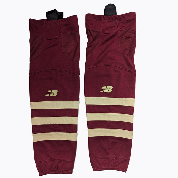 NCAA - New New Balance Hockey Socks (Maroon/Gold)