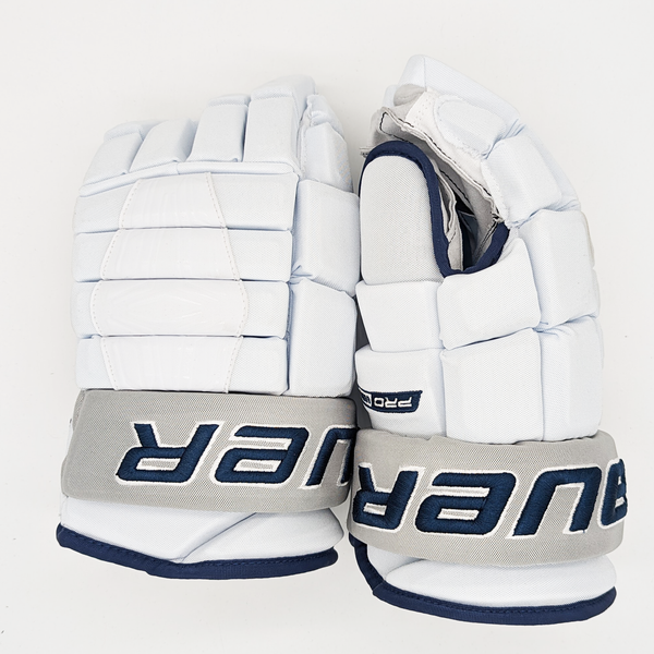 Bauer Pro Series - NCAA Pro Stock Glove (White/Navy)