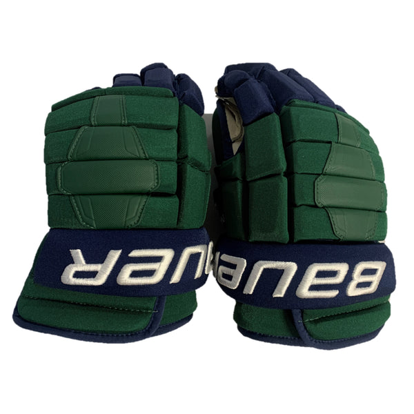 Bauer Nexus 2N - NCAA Pro Stock Glove (Green/Blue)