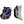 Load image into Gallery viewer, Vaughn Velocity V9 - Pro Stock Goalie Pad - Full Set (White/Red/Blue)
