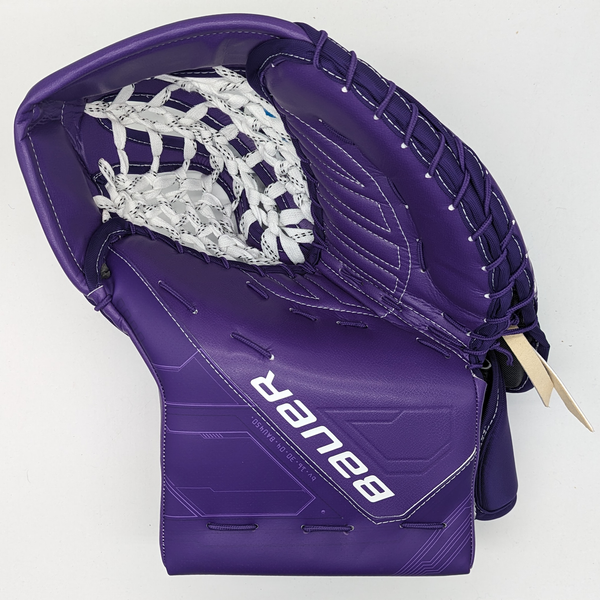 Bauer Supreme Mach - New Pro Stock Senior Goalie Pad Set (Purple)