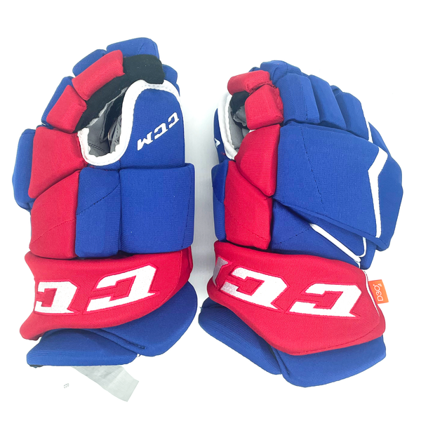 CCM HGPJ - NCAA Pro Stock Gloves (Blue/Red)