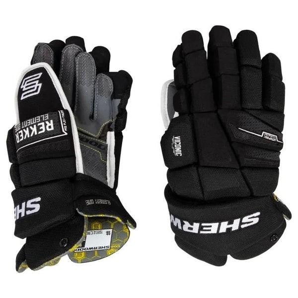 Sherwood Rekker Element One - Senior Hockey Glove (Black)