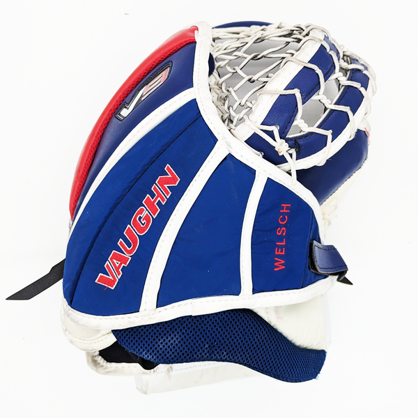 Vaughn Velocity V9 - NCAA Pro Stock Full Goalie Set (White/Blue/Red)